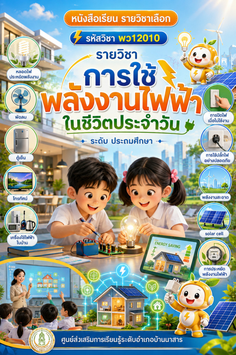 การใช้พลังงานไฟฟ้าในชีวิตประจำวัน 1